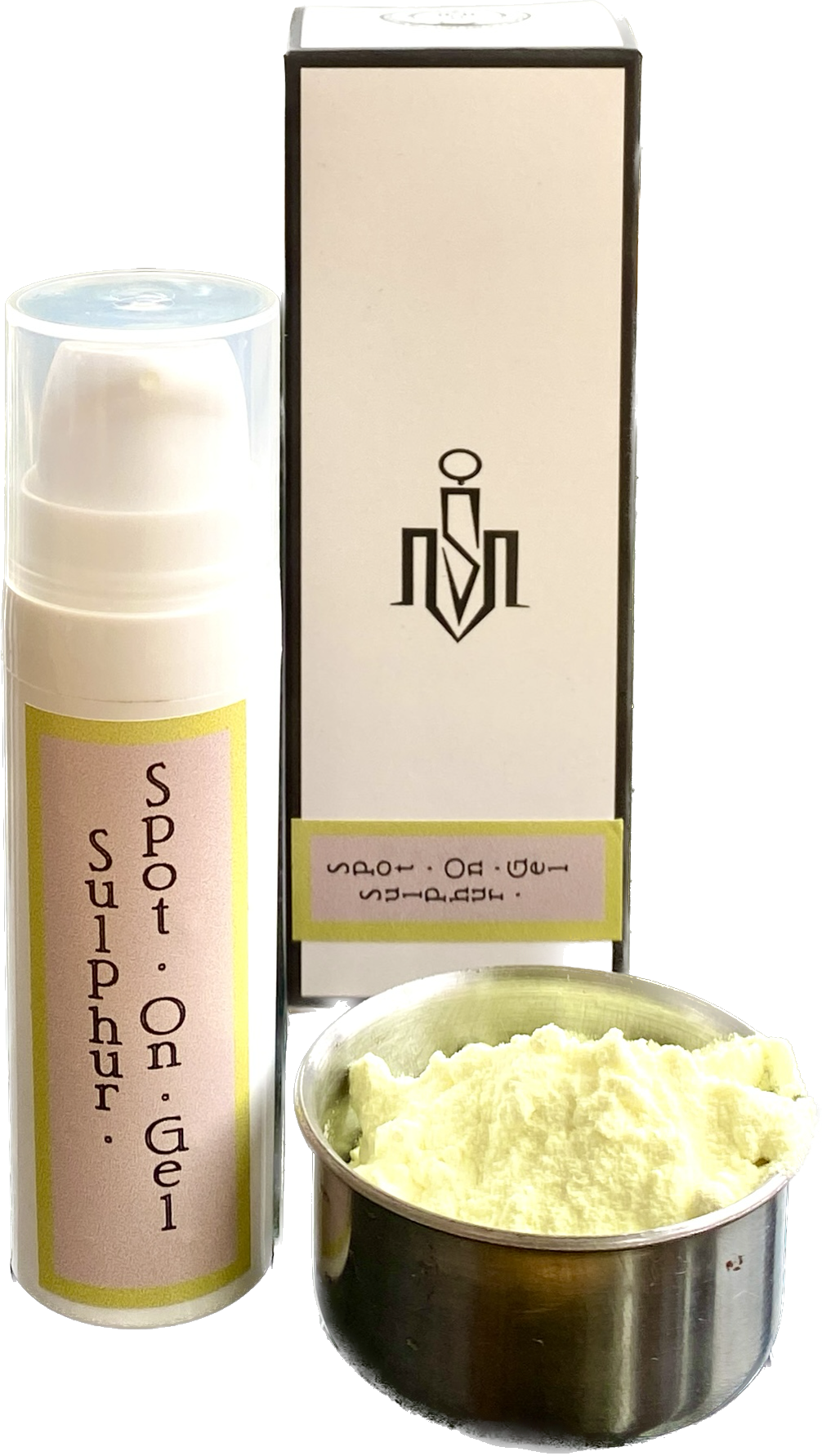 Sulphur Spot On Gel for skin prone to spots, acne and rosacea.