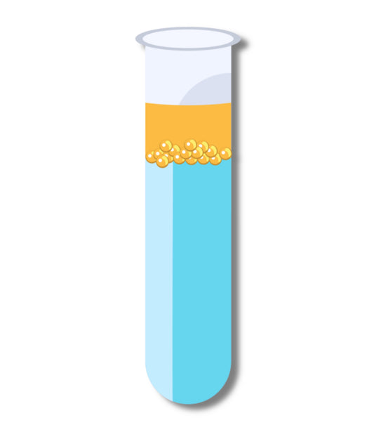 I used polysorbate with water and essential oils but the mixture has turned murky with a layer of oil on top. What did I do wrong?