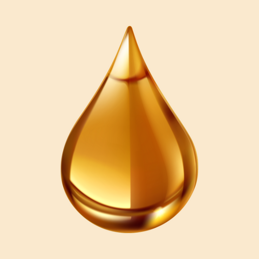 Oil drop - golden