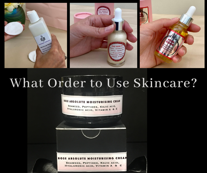 Customers’ Questions: In what order should I use skincare products? The heaviest/oilier ones first?