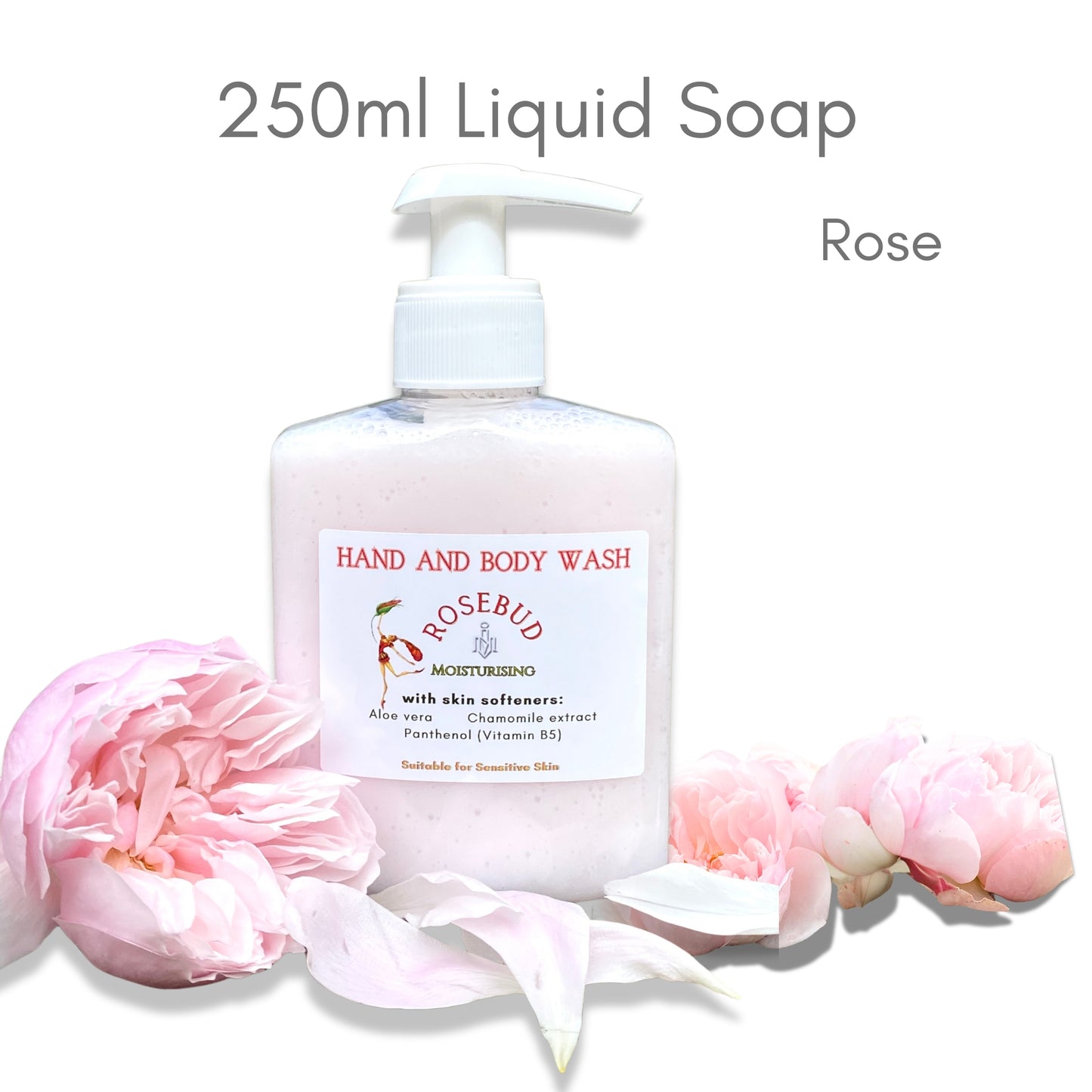 Shower Gel and Liquid Soap - Rose & ily of the Valley